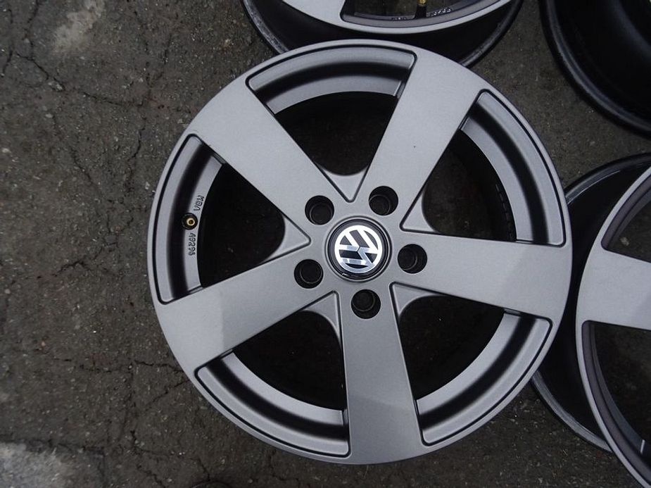 Alu disky šedé na VW, Škoda, 16", 5x112, ET 40, šířka 6,5J - 4