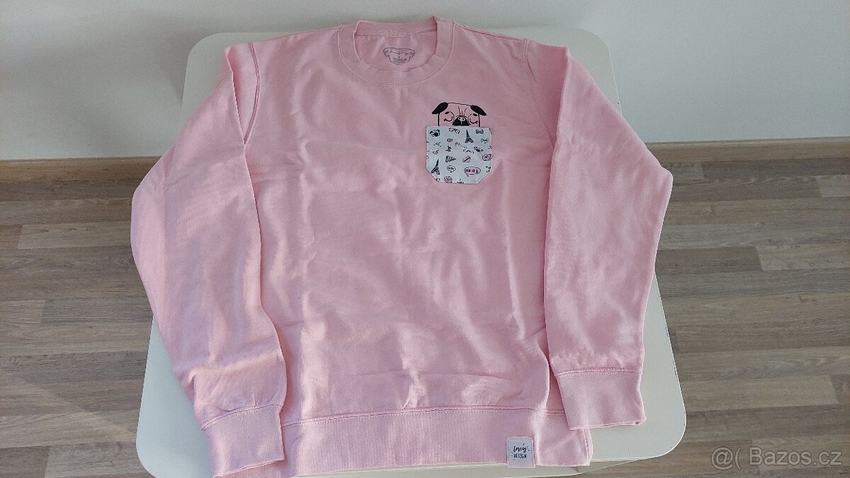 Dívčí mikiny Lucy Design - Lucy Pug, vel. S - 4