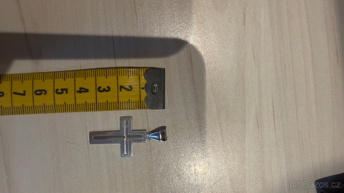 Přívěšek kříž Ag - 4