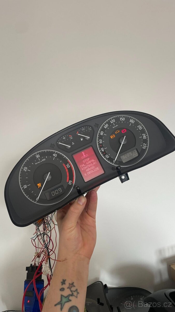 Škoda SuperB budíky maxidot facelift - 4