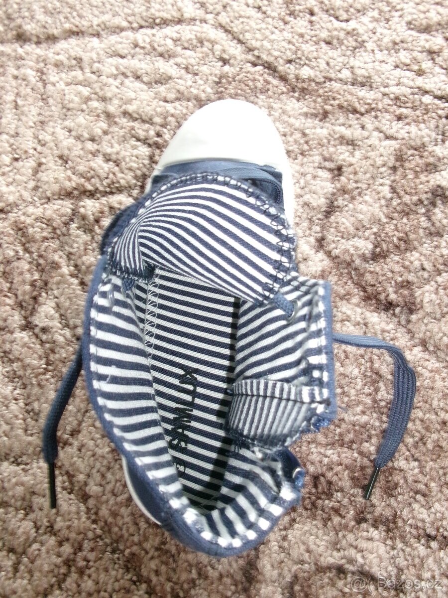 Prodám modré kotníčkové tenisky - 4