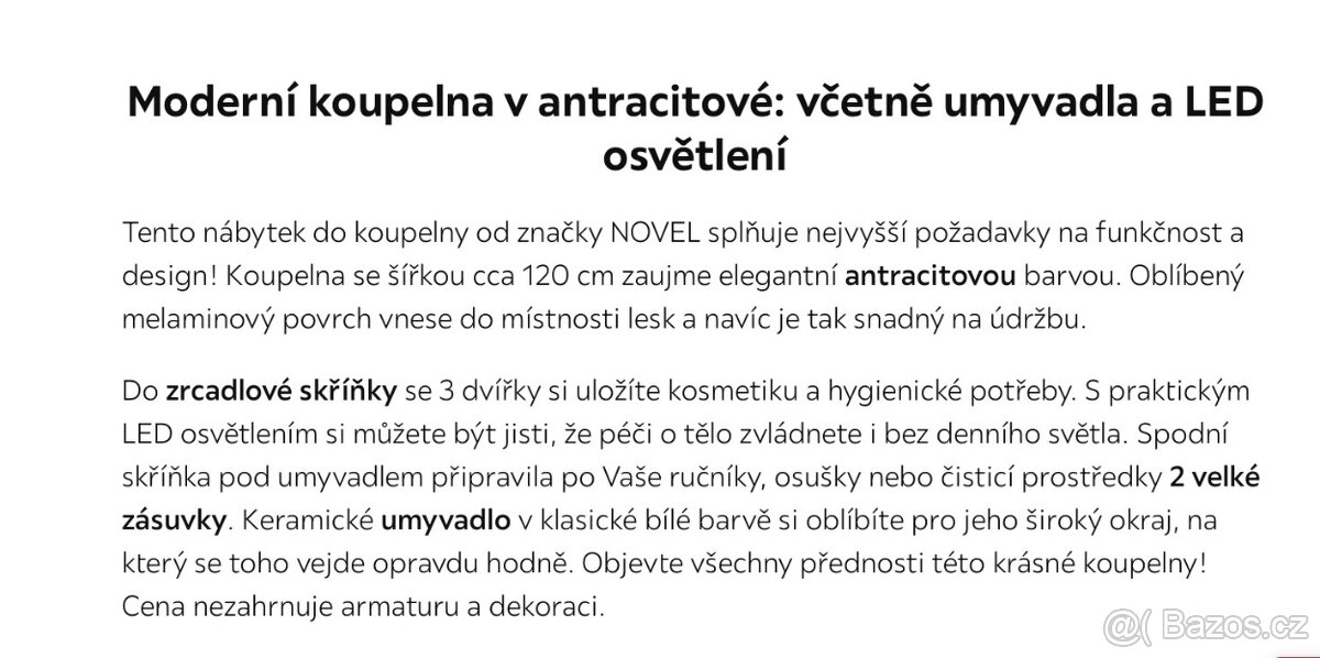Novel KOUPELNA antracitová - 4