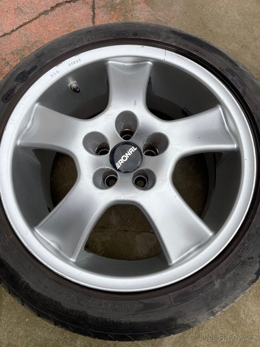 Prodám ALU kola RONAL 17" 225/47ZR 17 nová cena - 4