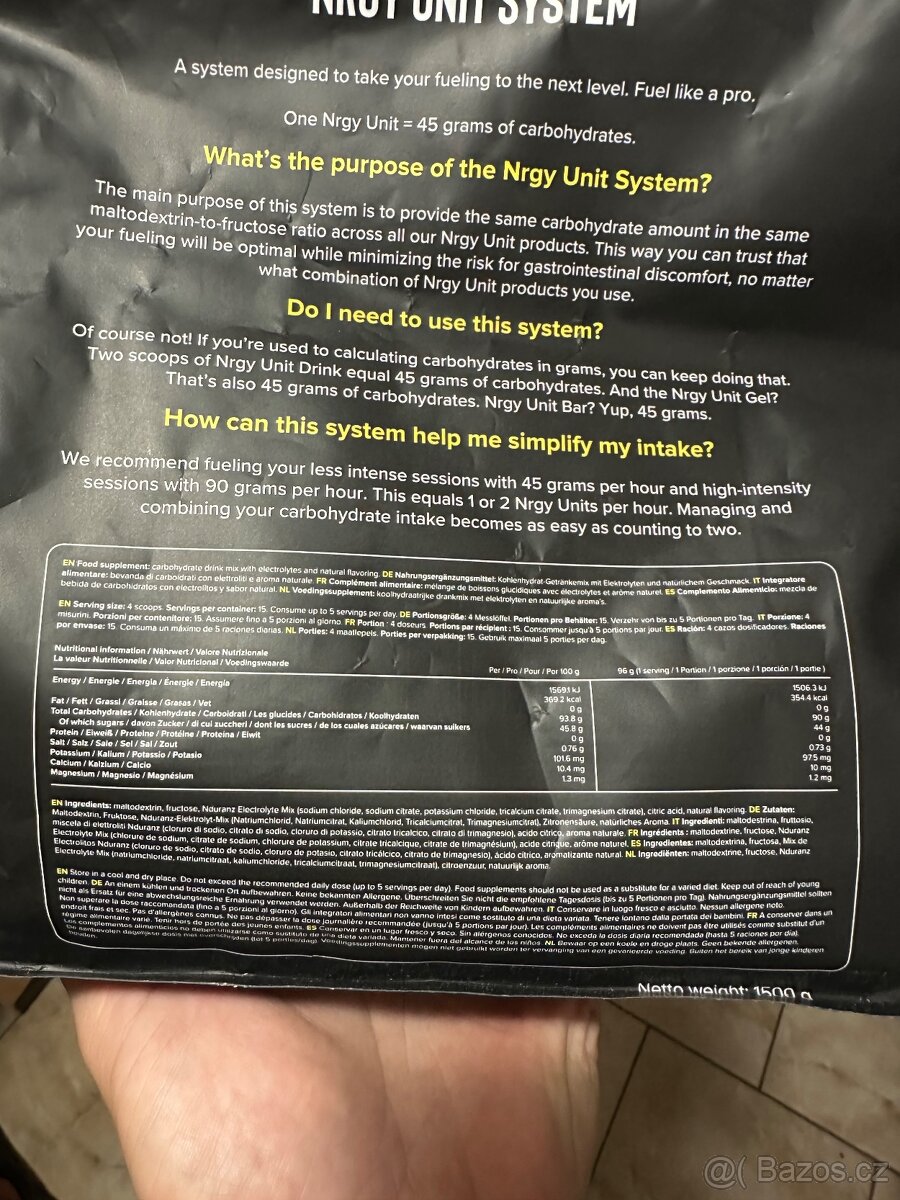 Iontový nápoj Nrgy Unit Drink 90 - 4