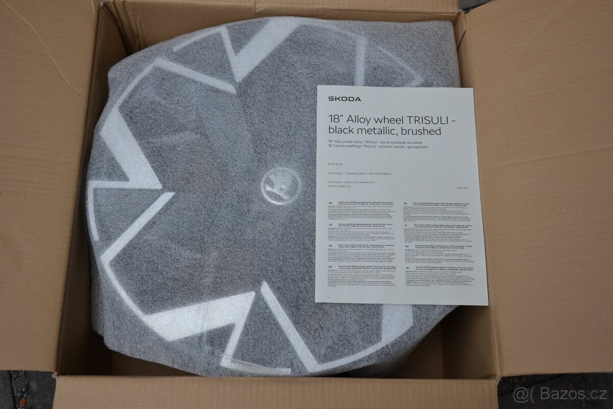 Škoda Superb III/IV/VW Passat B8-NOVÉ orig.Alu 18-8x18,ET44 - 4