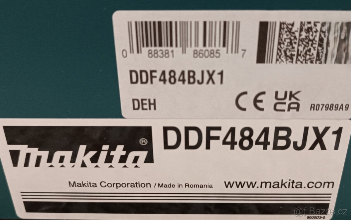 Makita DDF484BJX1 2x 5,0 Ah + 1x 3,0 Ah + nabíječka + kufr - 4