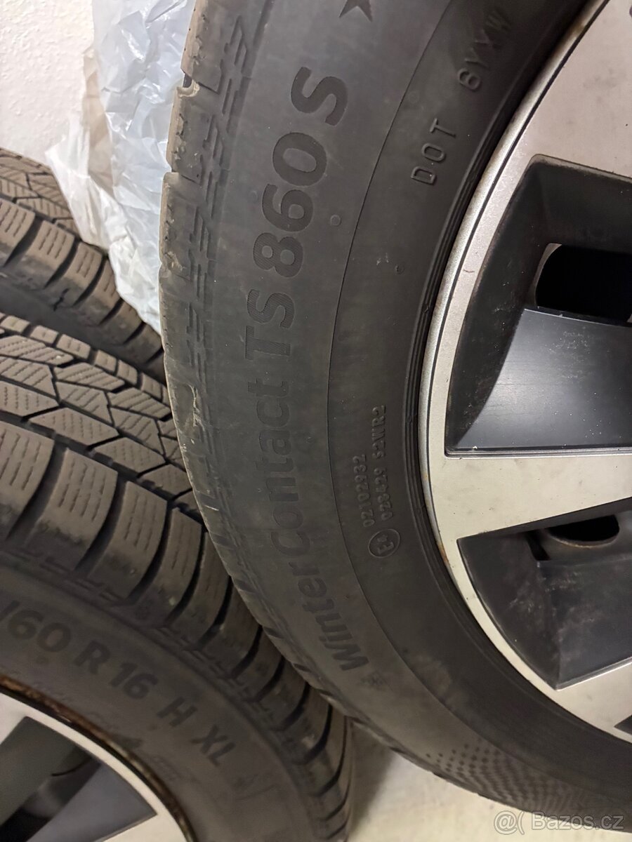 Continental 205/60 R18 Zimní na diskách - 4