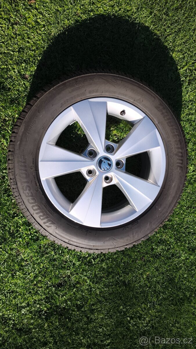 Zánov.zimní sada orig.Alu kol ŠKODA pneu 205/60/16 96H TOP - 4
