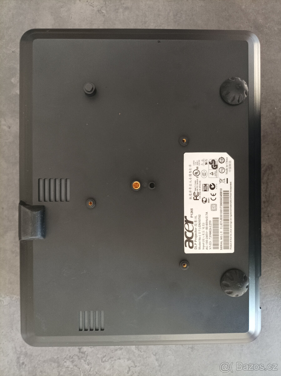 Acer P1265, DLP projektor - 4