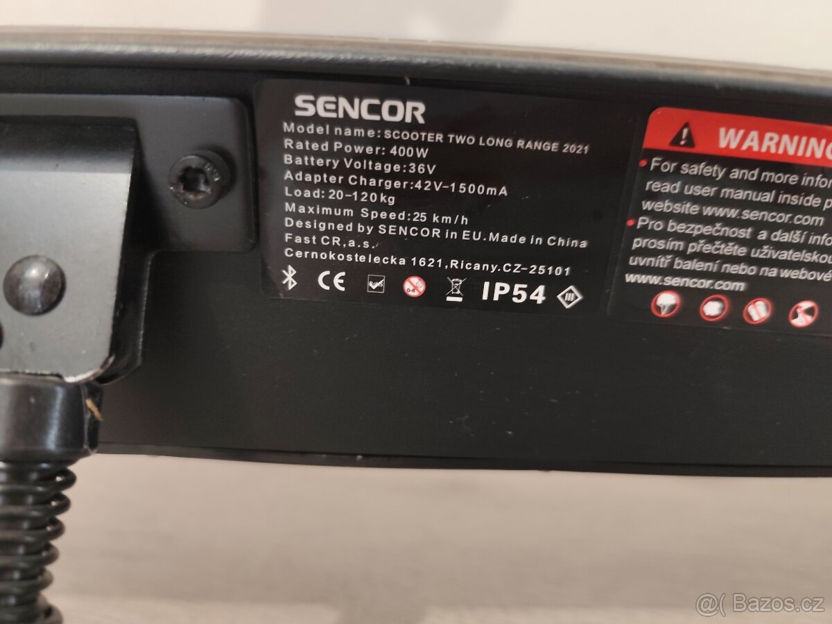 Elektrokoloběžka Sencor Two Long range 2021 - 4