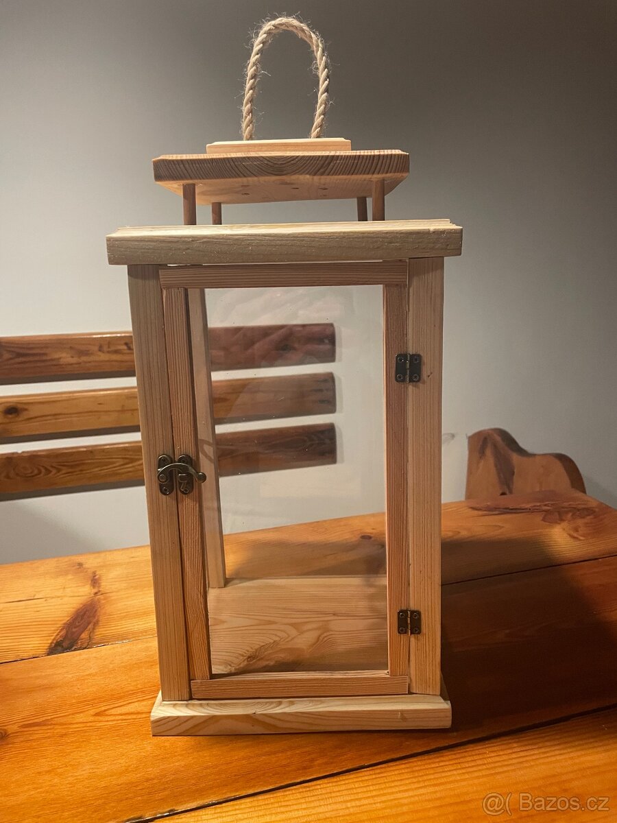 Dřevěná lucerna - 4
