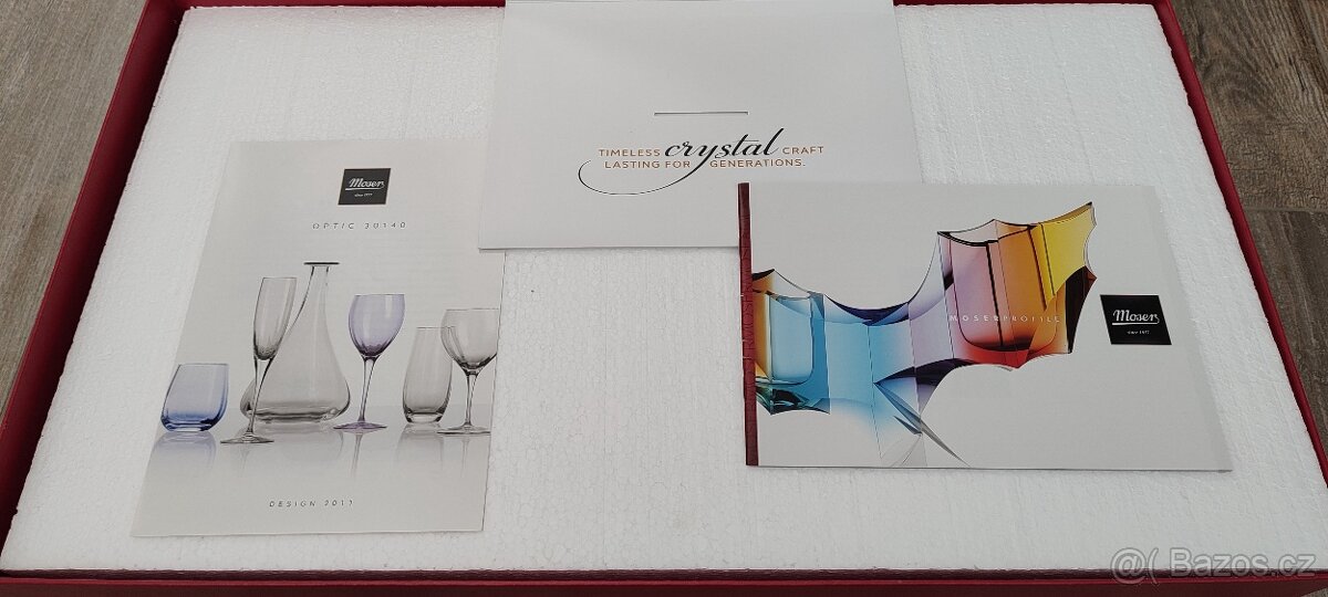 6 ks - Sklenice MOSER - 30141 - 4