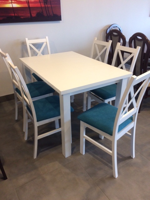 Jídelní set 4 židle Křižák + stůl - 4