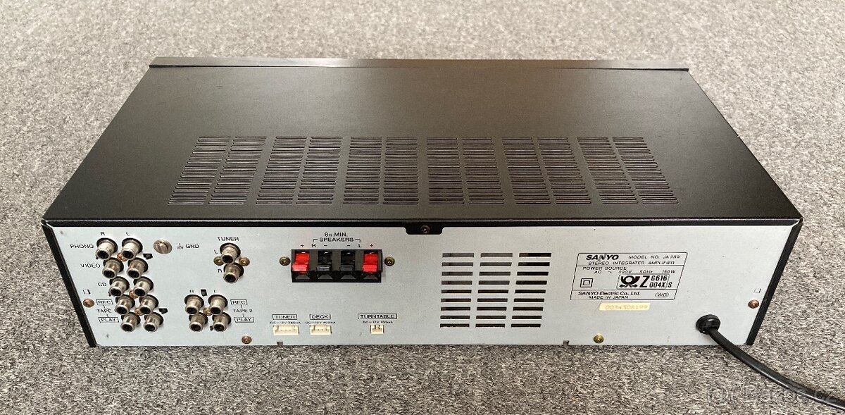 Audio zesilovač SANYO JA 289 Japan - 4