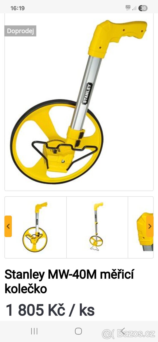 Stanley MW-40M měřicí kolečko - 4