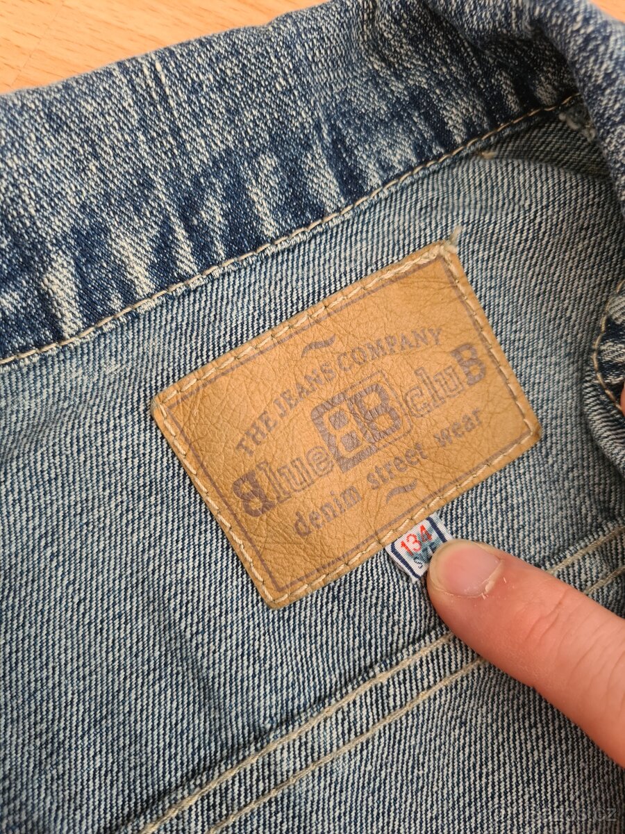 Riflová bunda dětská džíska - nová - 4