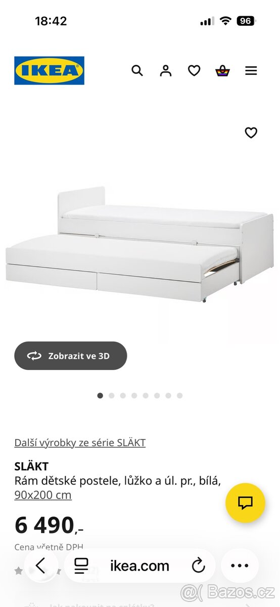 Postel Ikea SLAKT - 4