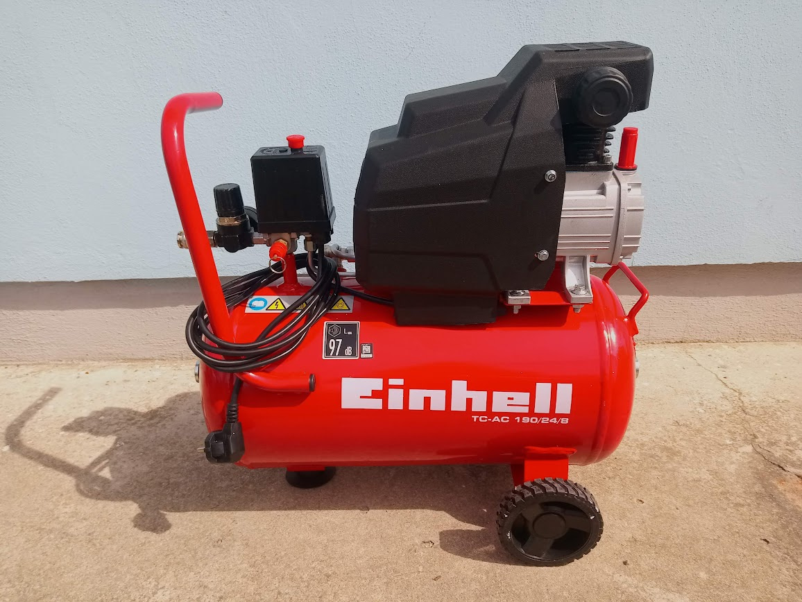Olejový kompresor Einhell TC-AC 190/24/8 - 4