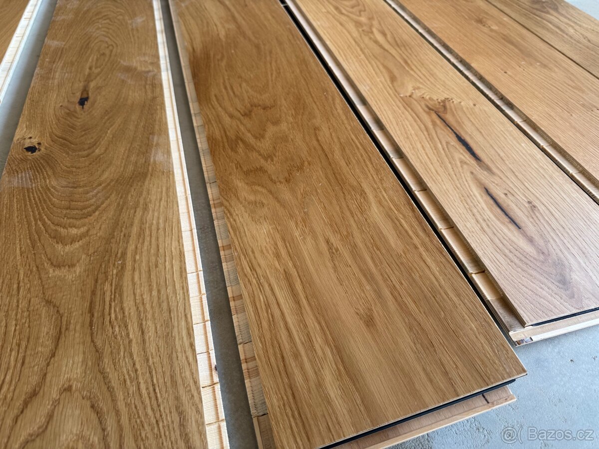 Dřevěná podlaha dub, 1.jakost, rustyk - 4
