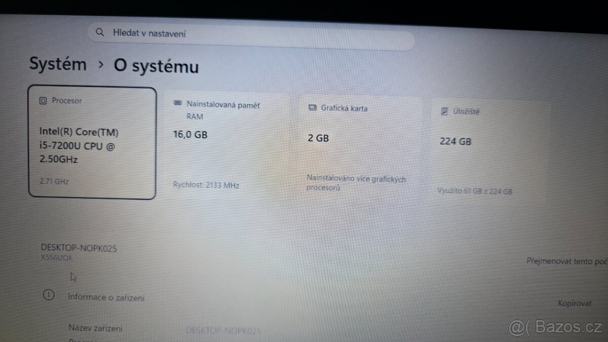 Herní / multimediální notebook ASUS F556U - 4