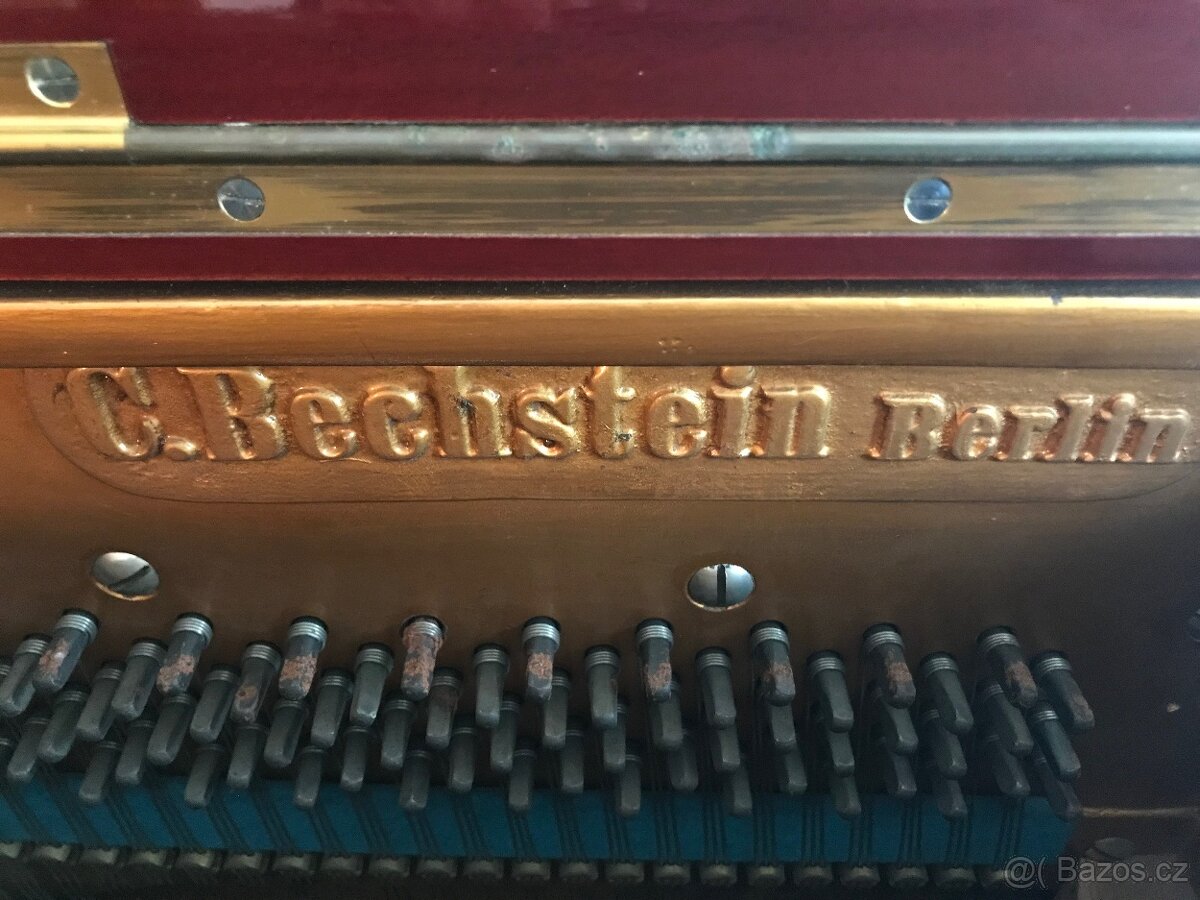 PIANINO C. BECHSTEIN zhotovené v roce 1900 - 4