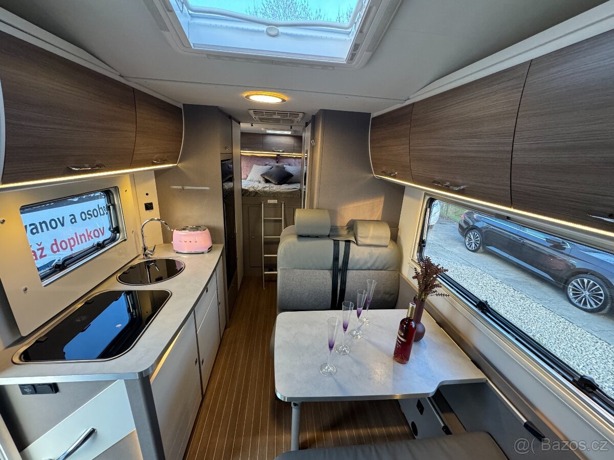 Etrusco A 7300 DB Alkovna Fiat 6-miest Klima, Markiza, XZENT - 4