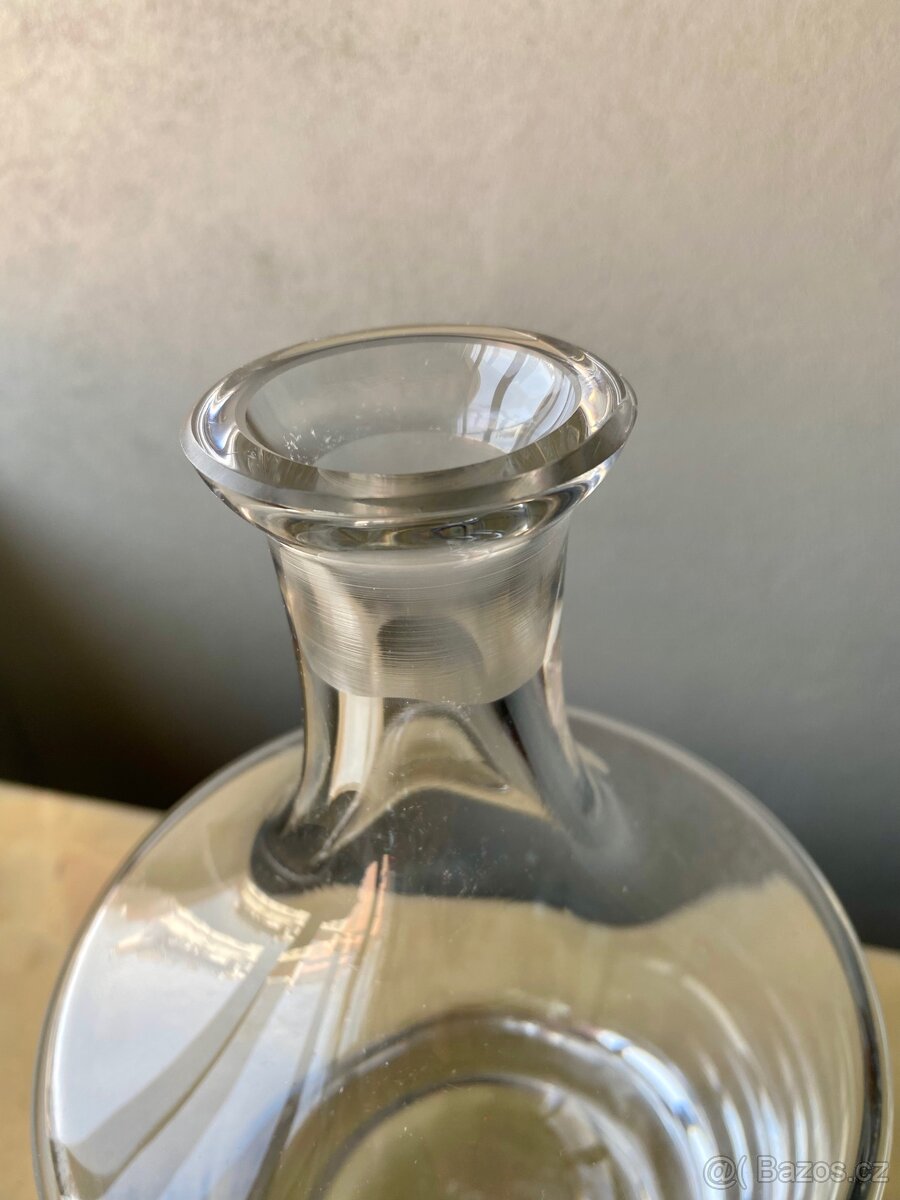Velmi Těžká Skleněná Karafa - 4