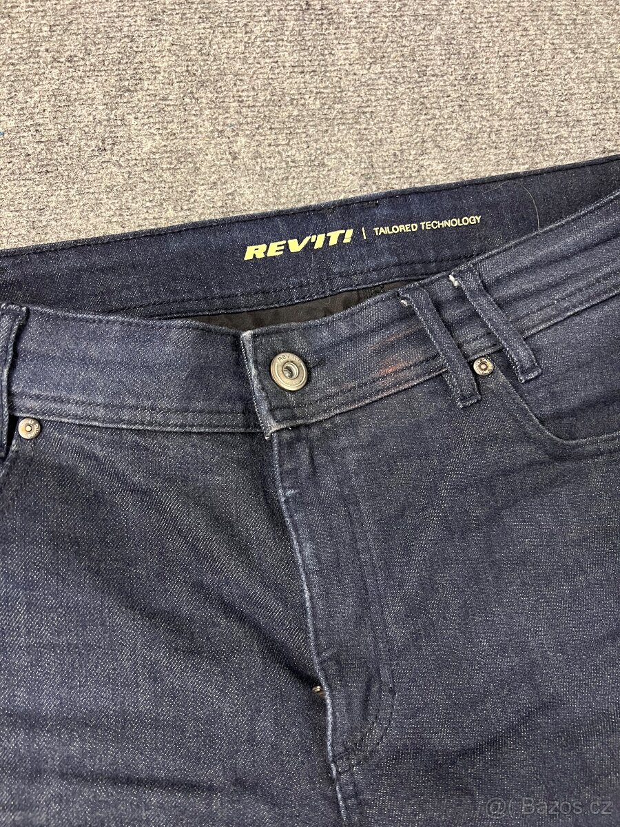 Moto džíny Revit Vendome 2 RF modré, W36 - 4