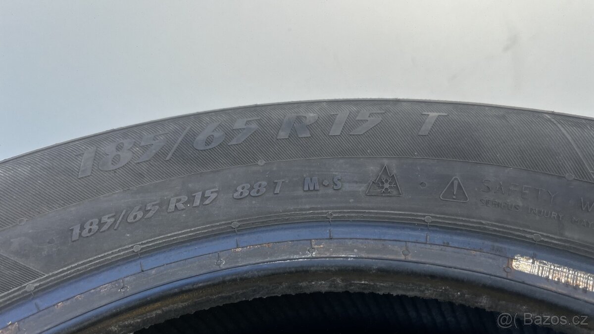 4x - zimní pneu - 185/65 R15 88T - MATADOR - 7mm - 4