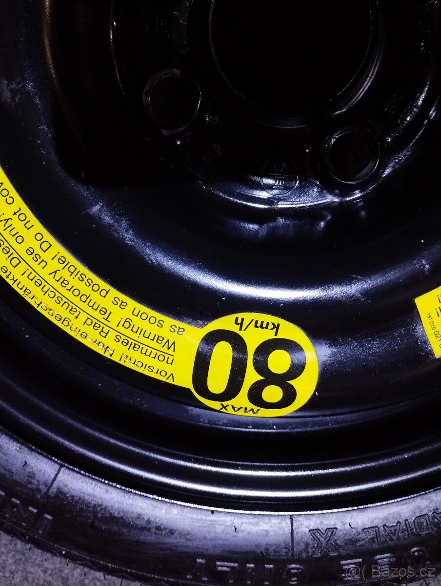 Dojezdové kolo, rezerva - 4