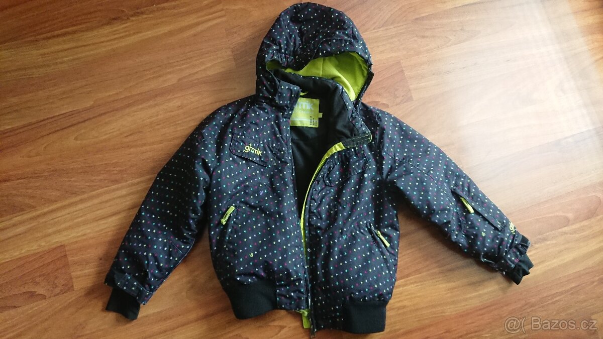 Dětská zimní bunda vel. 128 - 4