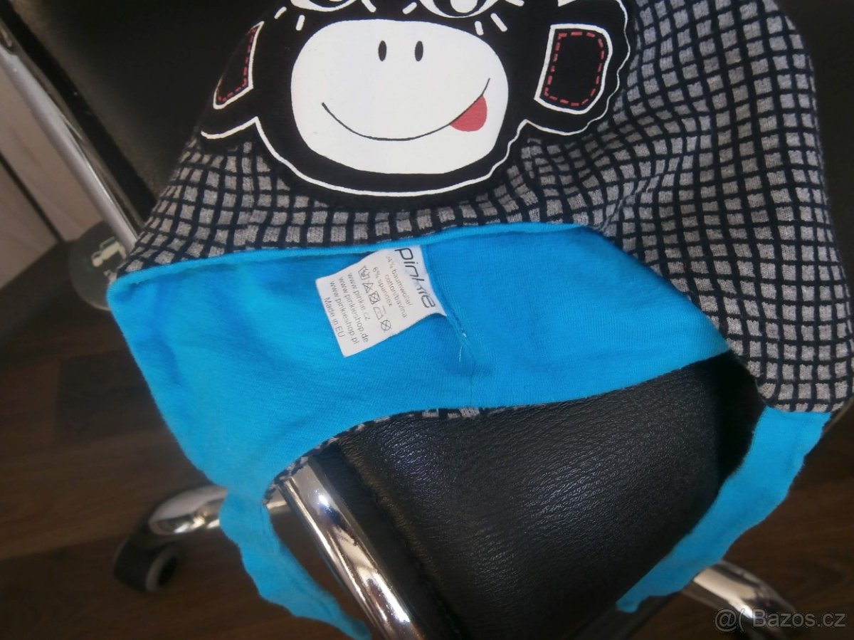 Jarní Pinkie čepice,obvod 50cm - 4