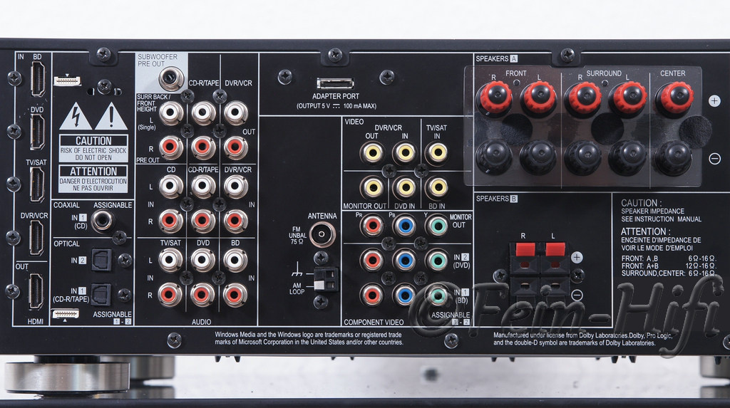 Pioneer VSX-820 5.1 AV receiver HDMI 1.4a 3D USB náv kal.mc - 4