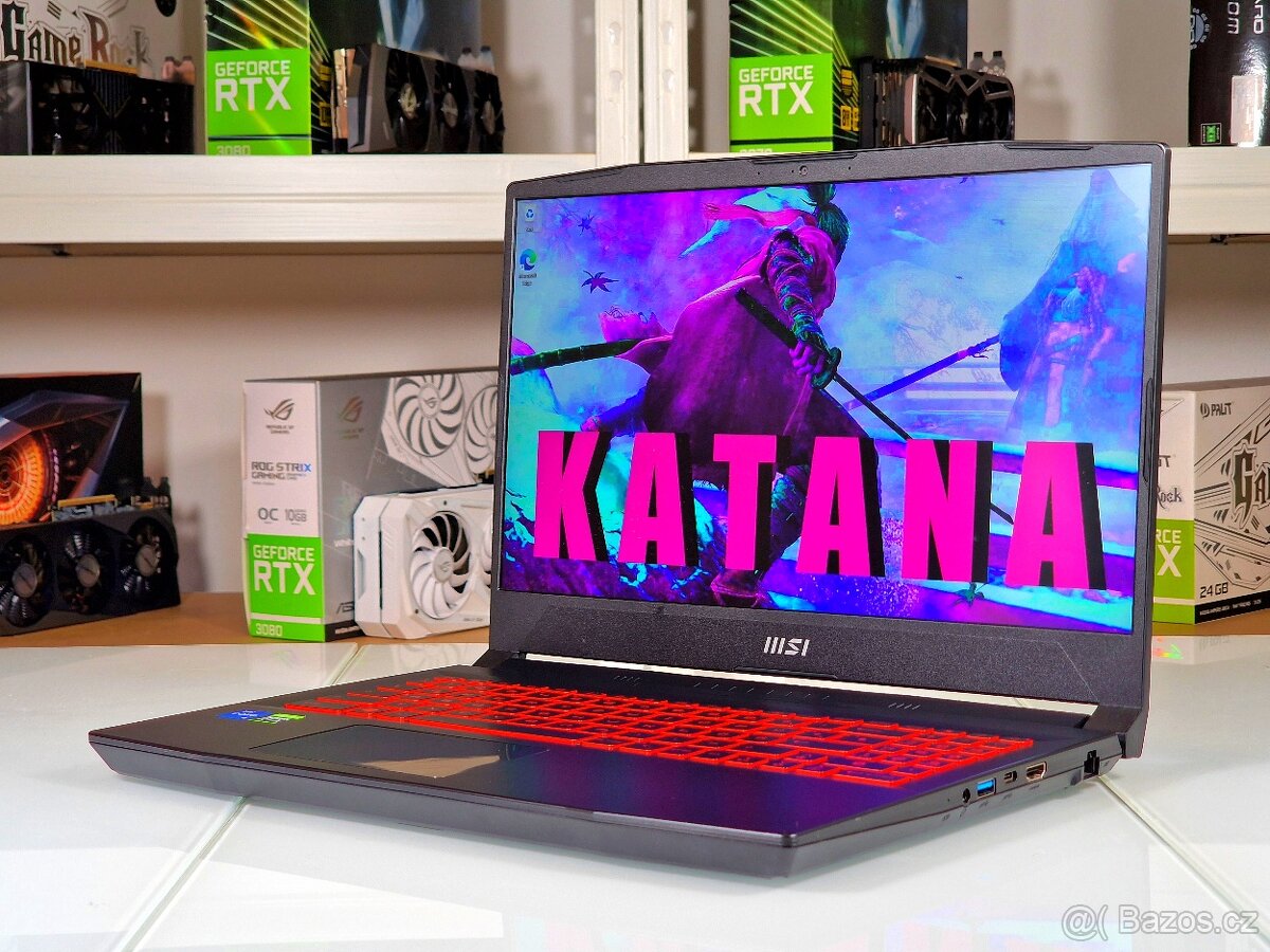 Herní notebook MSI KATANA | RTX 3060 6GB | 16GB | ZÁRUKA - 4