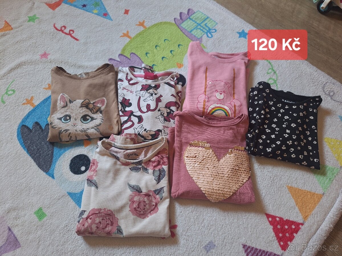 Sada oblečení pro dívku vel. 122-128 - 4
