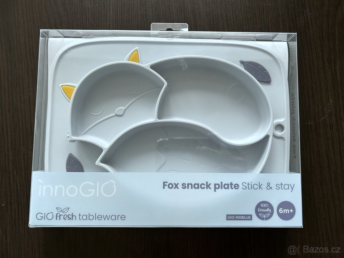 Silikonový talíř GIOfresh Fox (liška) - 4