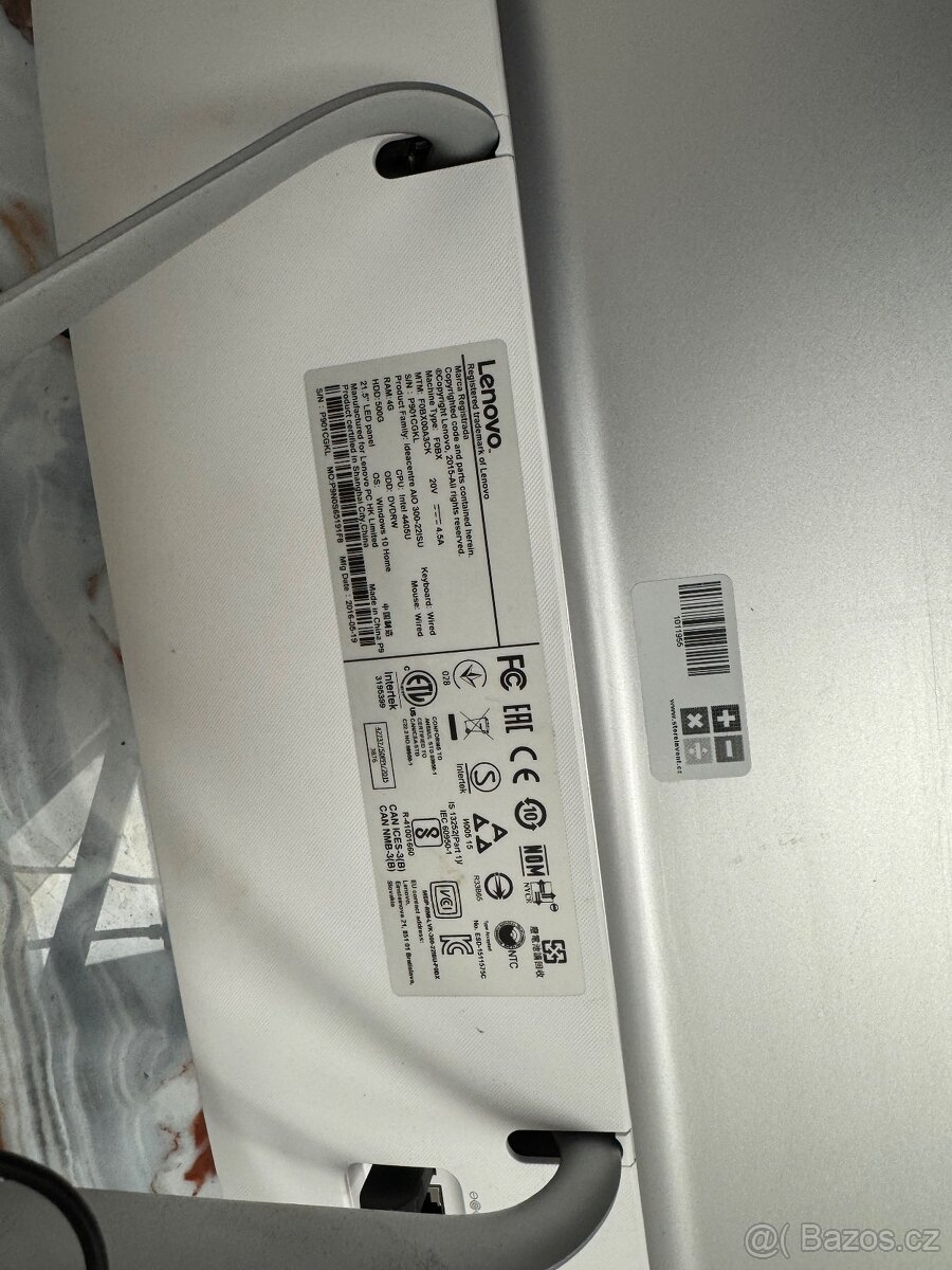 All in One PC Lenovo 21.5" - 4