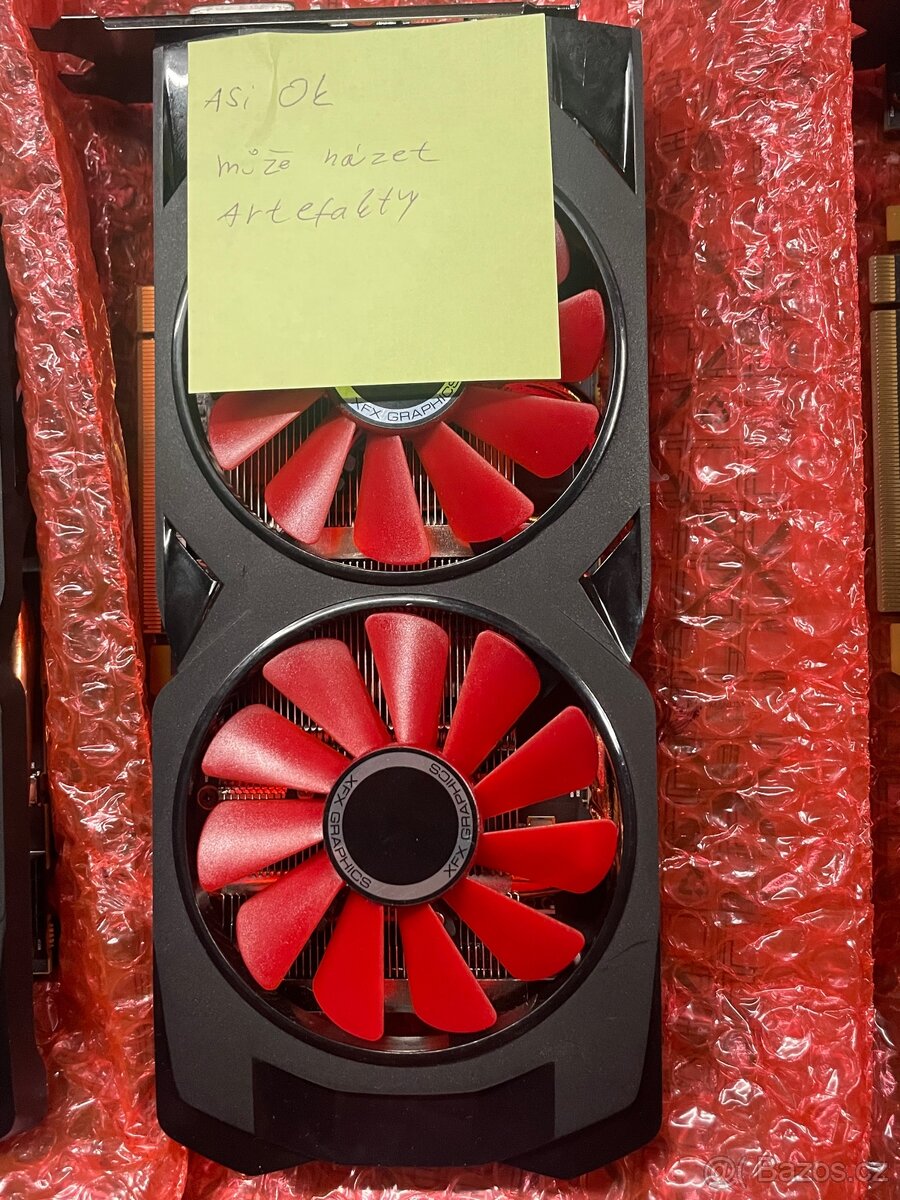 Graficka karta XFX RX 570 580 8GB nefunkční - 4