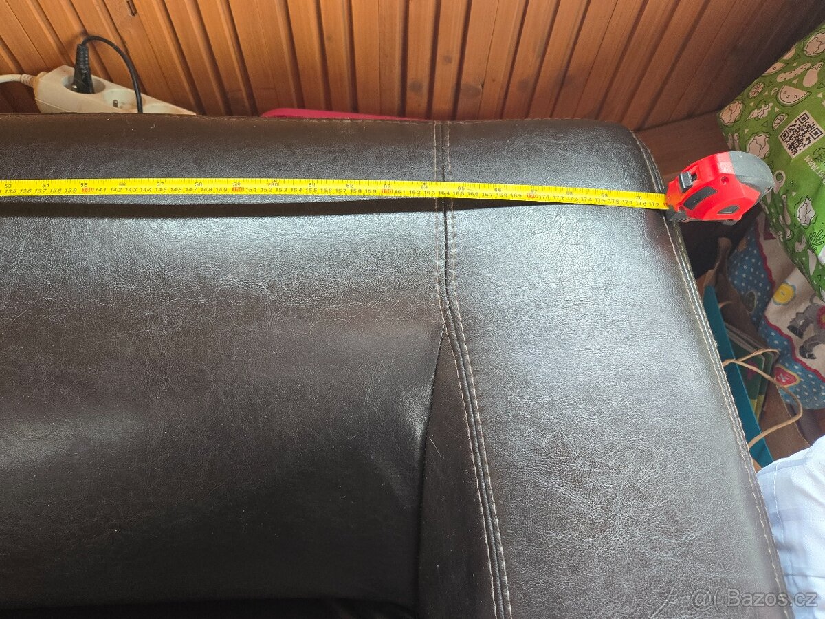 Koženkové sedací souprava 3+2+1 - 4