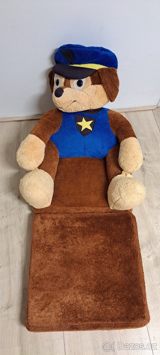 Dětské plyšové rozkládací křeslo - 4