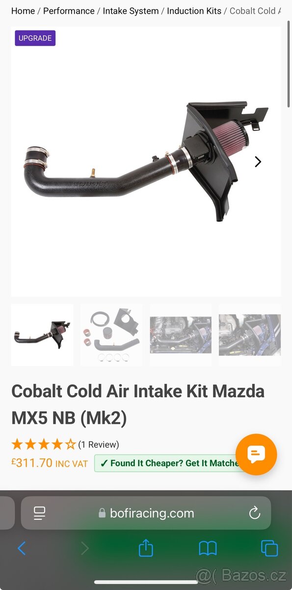 Sání Cobalt Mazda MX-5 NB - 4