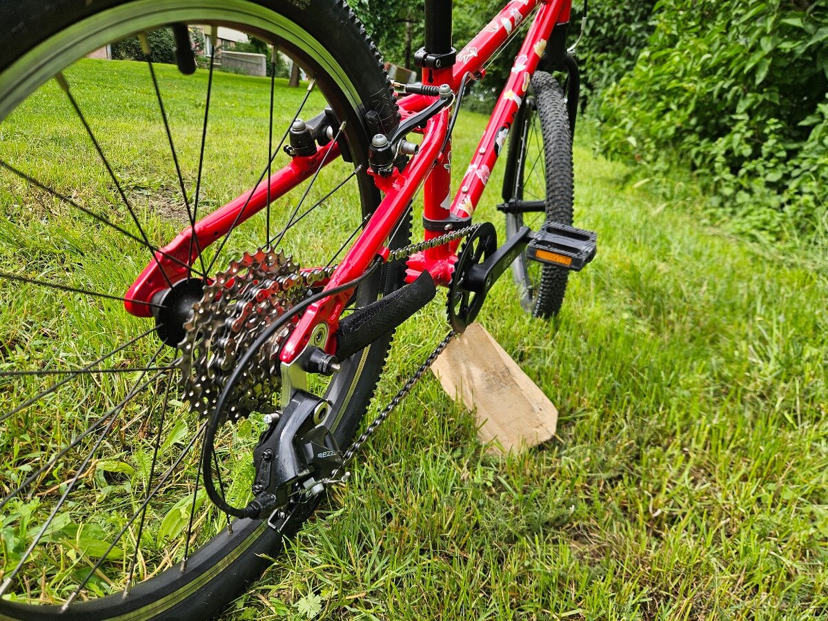 KUBIKES - dětské kolo 20L červená - 4
