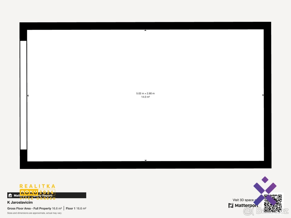 Pronájem, Garáž, 14 m² - Zlín - Příluky, ev.č. 02191 - 4