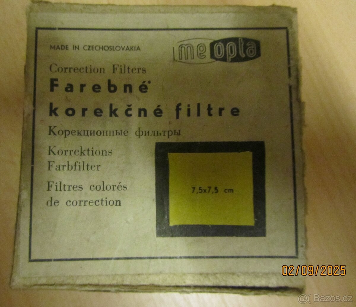 Barevné korekční filtry Foma pro zvětšováky sklo 3 sady foto - 4