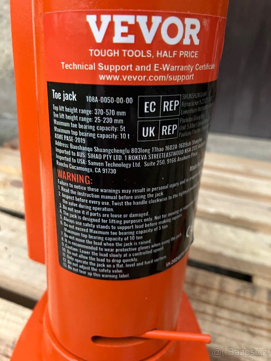 Hydraulický zvedák s patkou 5-10 tun - 4