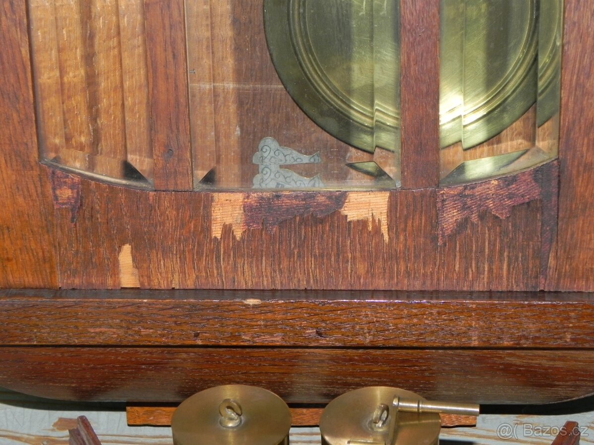 Secesní hodiny GB - 4