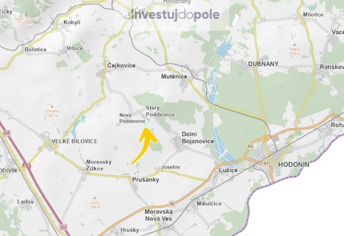 Prodej pole 2 658 m², Starý Poddvorov, ev.č. 2025-07-24-1 - 4