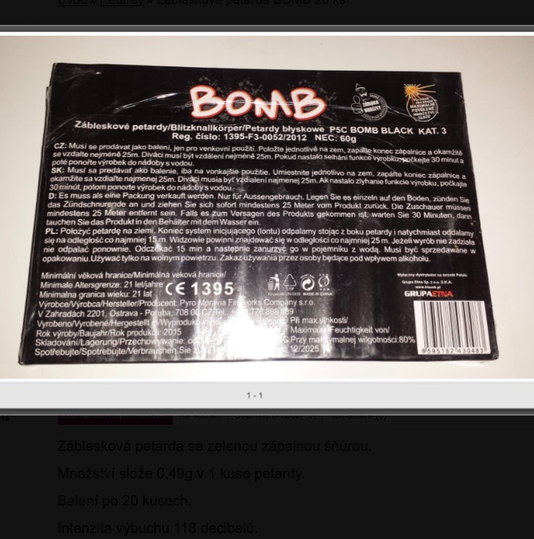 Petardy BOMB/VIPER/DUMBUM - 4