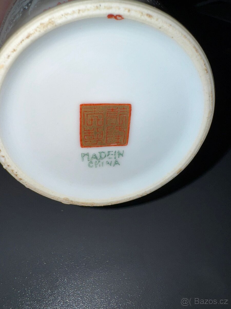 Porcelánová váza Čína - 4