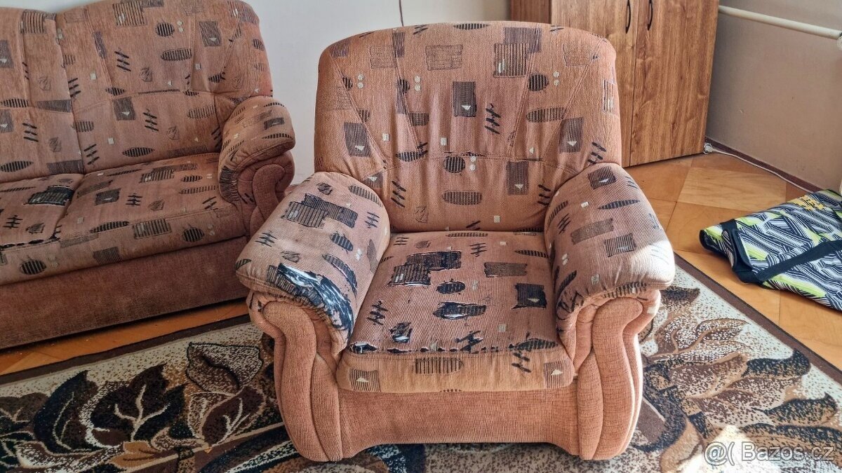 Rohová sedačka s křeslem - 4